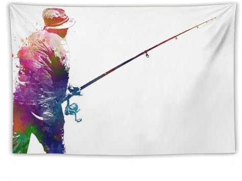 LIZHOU HOTEL Poster mit Angelkunst, Sport, Wettkampfkunst, Wandteppich, dekorative Malerei, Wandkunst, Wohnzimmer, Ta