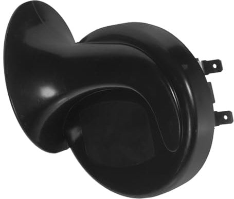 HAWILLOSCH Motorradhupe Schneckenhorn Kunststoff Lautes E-signalhorn 48v Mit Kabel Breiter Klangbereich Kompatibel Für Motorrad Atv