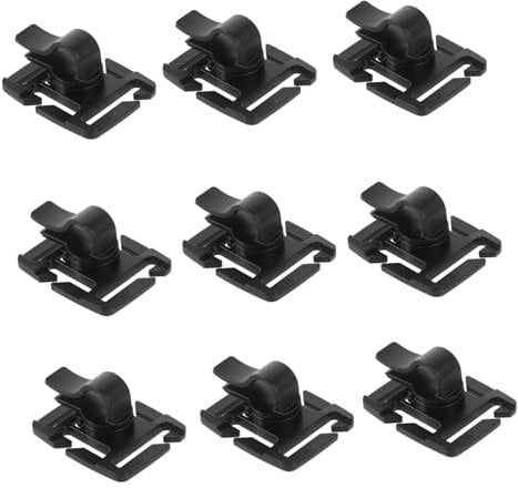 BESPORTBLE Rotating Water Pipe Clamp for Hiking Pack Tube Clip for Water Pouches Camping Gear Hook