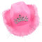 PHENOFICE Rodeo Hut Im Westernstil Gebogener Westernhut Bauernhut Disco-kugel-hut Led-cowgirl-hut Kappen Cosplay-cowgirl-hut Lustiger Partyhut Strand-reisehut Sommersonnenhut Gefühlt Rosa