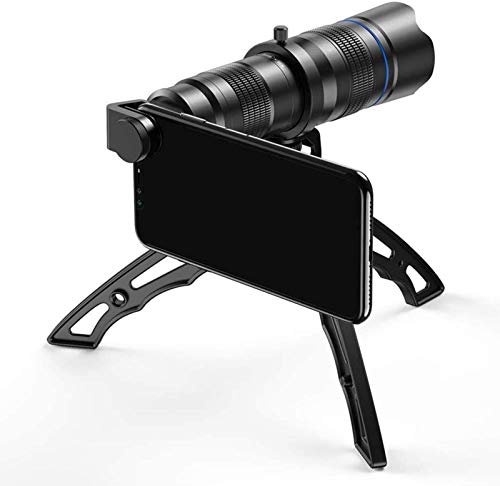 Hochleistungsfernglas, HD-Monokular-Teleskope für den Außenbereich, 20-40-faches Monokular-Teleskop mit hohem Zoom und Stativ und Clip, mehrfach beschichtetes BAK4-Teleobjektiv für die meisten Sm