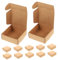 HOMOCONO 15stücke Kraftpapier Geschenkboxen Für Handgemachte Seifen Süßigkeiten Schmuck Verpackungsboxen Wiederverwendbar Und Langlebig Für Hochzeiten Und Partys