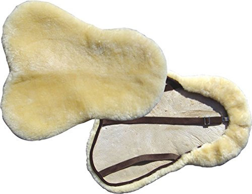 Amesbichler Reitsport Lammfell Sattelsitzbezug Sattelbezug, englisch für 16-18 Zoll Sättel