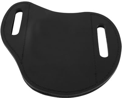 Be In Your Mind 1x Schwarze Messertasche aus Leder kompatibel mit EDC Kompakter Zusammenklappbarer Messerhalter mit Scheide für Gürtel Tasche Und Taktischen Einsatz
