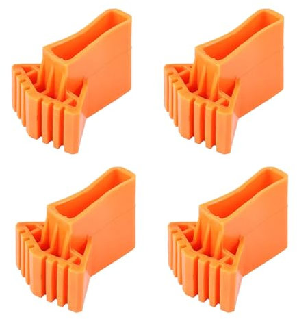 Gummi-Treppenunterlagen, rutschfeste Gummiabdeckung, Fußschutz Stabilisator, Stabilisierungsgriff, Stoßdämpfung, 9 x 6,5 x 6 cm, für Beine, Untersetzer, Möbeltreppe, Schaukelstuhl