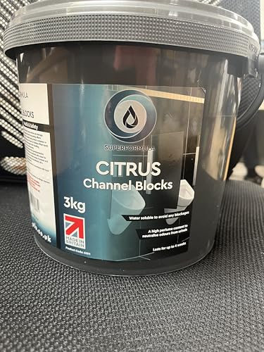 CONTRACT YELLOW CITRUS CHANNEL BLOCKS/TOILET BLOCKS 3KG TUB