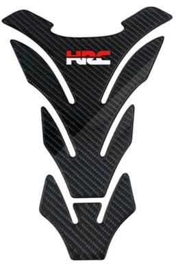 MPODYTSF Adesivo Decalcomania Adesivo Protettivo per Serbatoio Moto per Honda CBR1000 600RR CB400 CB750 CB1300 Hornet HRC(Red)