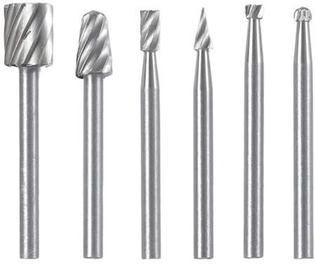 6pcs HSS Routing Router Schleifbits Burr Für Rotary Werkzeug Für Neu