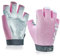 Vgo... 1 Paire de Gants Fitness et Cyclisme Homme Femme - Doigts Coupés, Amorti Anti-Chocs, Prise Antidérapante pour Haltérophilie, Cyclisme & Cross-Training (SL2520,Rose,L)