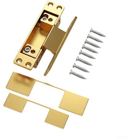CNANRNANC Verstellbare Schrankscharniere aus Zinklegierung mit verdecktem Design und glattem Selbstschließmechanismus, rostbeständige Möbelbeschläge für Küche, Bad und Schranktüren