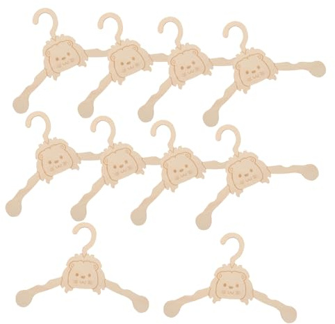 Kisangel 10 Pièces Porte-vêtements Bois pour Animaux Porte-Manteaux pour Petits Chiens et Chats Support Robuste pour Costumes et Vêtements Séchage Rapide Organiseur Pratique pour Tenues