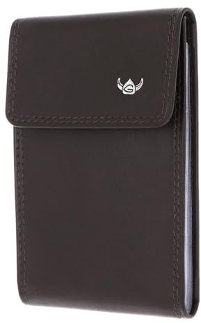 Golden Head Leder Polo RFID Protect Kartenetui 4499 Dunkelbraun