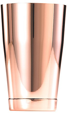 Barfly Weighted Cocktail Mixing Shaker Tin, Stainless Steel, Copper, 8.89 x 0.13 x 12.7 cm, M37007CP