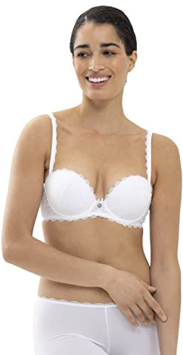 Mey Dessous Serie Dirndlwunder Damen Push up-BHS Weiss 80D(80D)