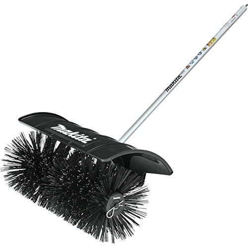 Makita BR400MP Couple Shaft Bristle Brush Attachment, Wide Sweeping Surface of 23-5/8 for Maximum Productivity, Black