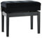 GEWA Pianobank Deluxe Compartment schwarz matt, mit Notenfach
