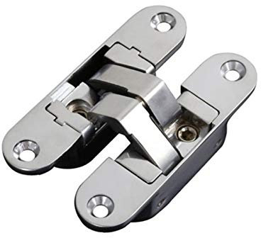 ZZYUBB in Lega di Zinco Cerniere Nascoste Multi Size Cerniere Hardware Invisibile A Scomparsa Pieghevole Cerniera con Vite for Mobili (Color : 95x23mm Right Open)