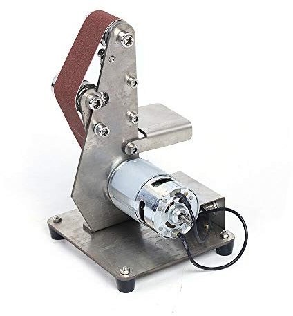 Smerigliatrice a nastro, nuova levigatrice a nastro verticale da 100 W, con cuscinetto a sfera e controllo della velocità del motore 775