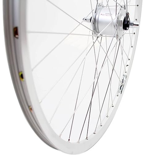 RIGIDA Vorderrad 28 X-Star Nabendynamo Felge Laufrad Fahrrad Front Wheel Silber