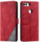 SONWO Coque pour Huawei Honor 9 Lite, Etui en Cuir PU Portefeuille Housse Fermeture Magnétique und Flip pour Huawei Honor 9 Lite, avec Fermeture Magnétique, Rouge
