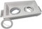 Vetrineinrete® Portafaretto da incasso in gesso a scomparsa doppio portalampada orienhtabile supporto per faretti gu10 e mr16 casa X46