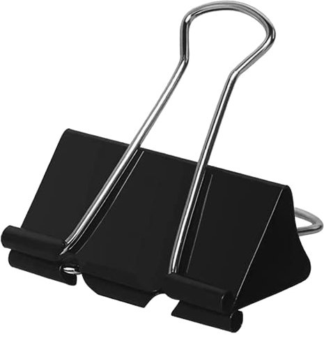 2 Inch Extra Large Binder Clips 24 Pack, Jumbo Paper Clips, Big Paper Clamps, Binder Clips Large Size for Home, School and Office Supplies