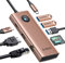 Docking Station, ORICO 8 in 1 USB 3.0 Hub mit HDMI 4K + PD100W + 3 USB 3.0 + Ethernet + SD/TF, Laptop Dock, Multiport Adapter für MacBook/Dell/HP/Surface/Lenovo