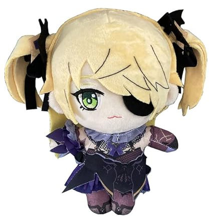 Syqiya Anime Fischl Plüschtier Plush Doll Plüschpuppe Cosplay Kuscheltier Weihnachten Geschenk Mehrfarbig 20cm