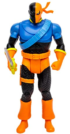 McFarlane Toys, DC Multiverse, 5-inch DC Super Powers Deathstroke (Judas Contract) Action Figure with 5 points of articulations, Collectible DC Retro 1980’s Super Powers Line Figure – Ages 12+