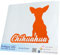 INDIGOS UG Auto Aufkleber Chihuahua mit Name Techichi - 200x181mm orange - Selbstklebender Sticker für Auto, Fenster, Bus oder LKW - Tuning