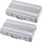 HuaMuDM 2 stück Koffer Visitenkartenbox,Geldkoffer als Geldgeschenk,Mini-Aktenkoffer,Mini-Aluminium-Koffer,Geldkoffer als Geldgeschenk oder für Gutscheine
