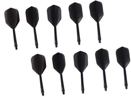 BCOATH 10 Pieces Tail Transparent Darts Professional Metal Darts Stem Steel Tip Darts Rod Darts Plastic Child Sheet Wire