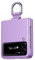 BORYA Case for Samsung Galaxy Z Flip4 (Flip 4) 5G, Ultra Thin Premium Silicone PC Shockproof Cover, Silky Matte Skin Feeling Elegant Anti-Scratch Folding Case With 360° Ring, Purple