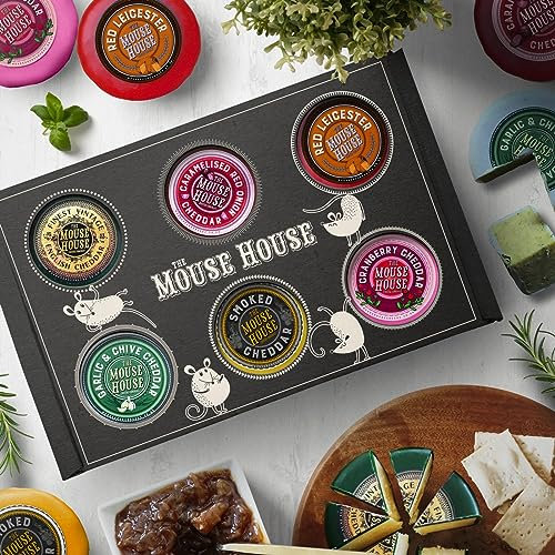 6 Mouse House Luxury Waxed Cheeses | Premium Cheese Gift Box