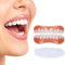Sofort Zähne Aufkleber Zahnprothese Provisorischer Naturton Oberkiefer ​und Unterkiefer Perfektes lächeln Zähne Prothese Furnier, Reparieren Sie schnell Ihre Zahn und Lächeln,2 Pairs