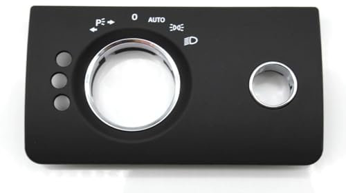 JQUAL Auto Innen Zubehör Front Scheinwerfer Schalter Trim Abdeckung Für Benz W164 X164 ML GL 300 350 450 500 2005-2011 - Schwarz - 6-Wege - AUF-AUF-AN - Schraube - Bündig montiert - Physical - 1 Count