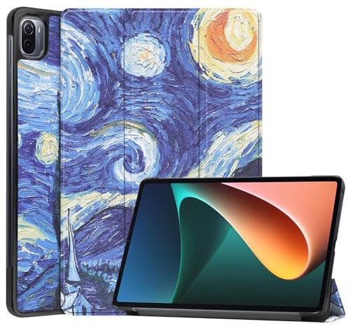 BAIDIYU Funda Compatible con Samsung Galaxy Tab 10 Ultra, Funda Protectora Ultraligera con Función de Encendido/Apagado Automático, FundaCompatible con Samsung Galaxy Tab 10 Ultra.(Cielo Estrellado)