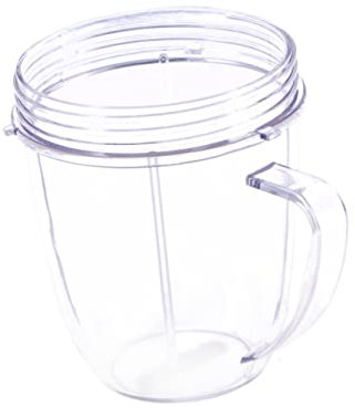 Amosfun Vaso De Repuesto De 18 Oz para Licuadora con Tapa con Asa para Licuadora De 600 W Fácil De Ensamblar