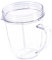 Amosfun Vaso De Repuesto De 18 Oz para Licuadora con Tapa con Asa para Licuadora De 600 W Fácil De Ensamblar