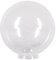 Kugelglas Lampenglas Blasenglas Ø 200mm Leuchtenglas Transparent mit Kragen