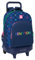 safta Benetton Damero Großer Rucksack mit Rädern, kompakt, abnehmbar, ideal für Kinder verschiedener Altersgruppen, bequem und vielseitig, Qualität und Widerstandsfähigkeit, 33 x 22 x 45 cm,