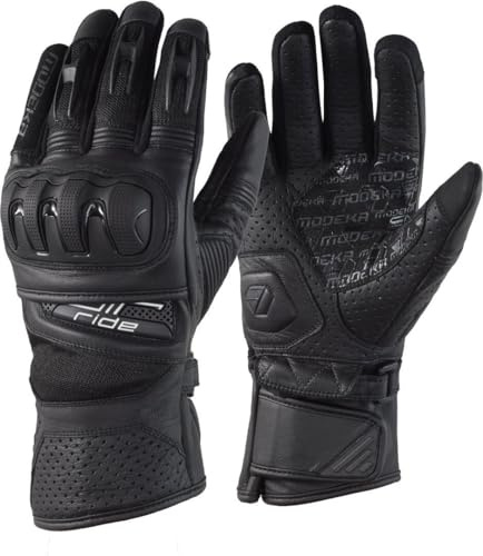 Modeka Air Ride II Damen Motorrad Handschuhe, schwarz, M
