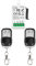 Interruttore a Controllo Remoto Wireless 433Mhz 220V 230V 110V 1 Canale Ricevitore Relè Radio Controllo con 2 Telecomandi Keyfobs Contatti a Potenziale Zero Relè per Luci/Ventilatore/Apriporta