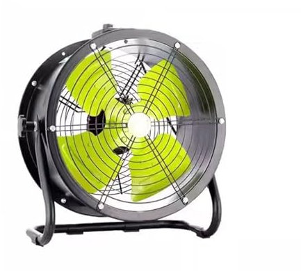 XUJUAN-0227 Industrial Floor Fan Heavy Duty Industrial Fan High High Power Workshop Electric Fan Floor Exhaust Fan Utility Shop Cylinder Fan Heavy-Duty Fan(8 inch)