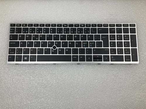 Clavier danois norvégien pour HP EliteBook 850 G5 G6 755 G5 L29477-DH1