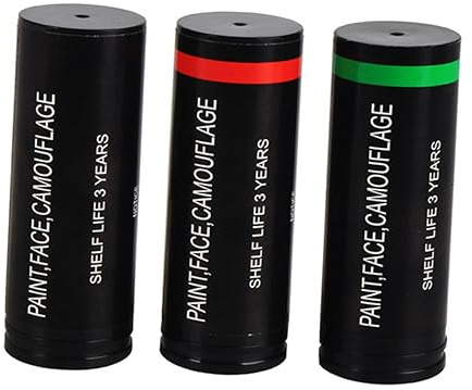YOSADIER 3piezas Camuflaje Pintura Facial Práctica De Camuflaje Al Aire Tubo Para Disfraces y Eventos