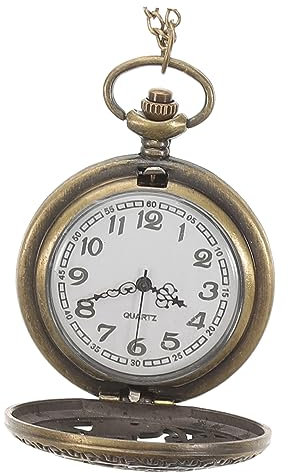 BESPORTBLE 1Pc Rétro Montre De Poche Collier Montres Vintage Montre De Poche Creuse Montre De Poche Femmes Montre Vintage Montre Rétro Montre De Poche À Quartz Montre De Poche Classique