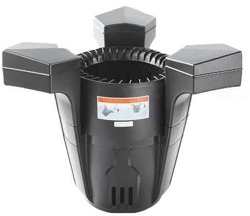 Wsexyy Limpiador Automático De Piscinas, Skimmer De Piscina Robótica Impulsada, Skimmer Y Clarificador, 4200L/h, Skimmer Flotante De Succión para Jardín De Piscina De Estanques De Pescado