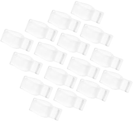 BUGUUYO 60pcs Plastic Lotion Pump Bottle Stopper Clips Cleansing Oil Bottle Pump Collar Clip Locks Cosmetic Head Buckle for Dispenser Holder