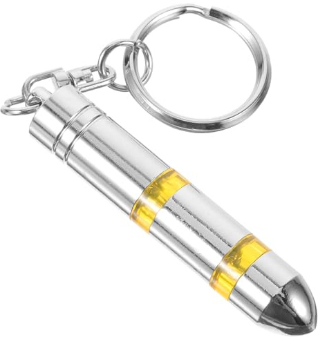 Porte-clés à Libération Statique Antistatique pour Clés | Argenté Titane, Finition Chrome Cuivre et Pc, Format Compact et Léger, Usage Maison et Voiture
